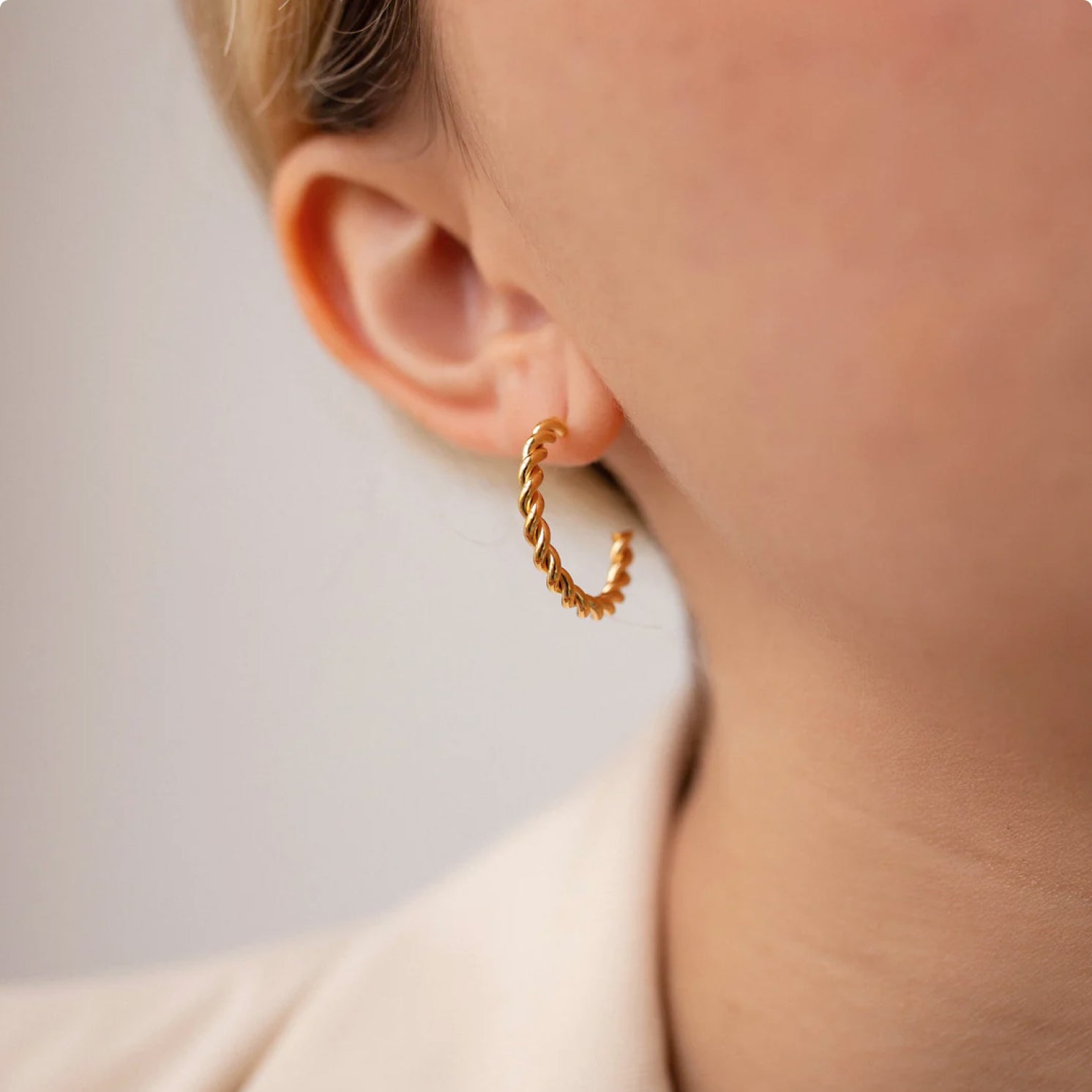 Braided Hoop Earrings