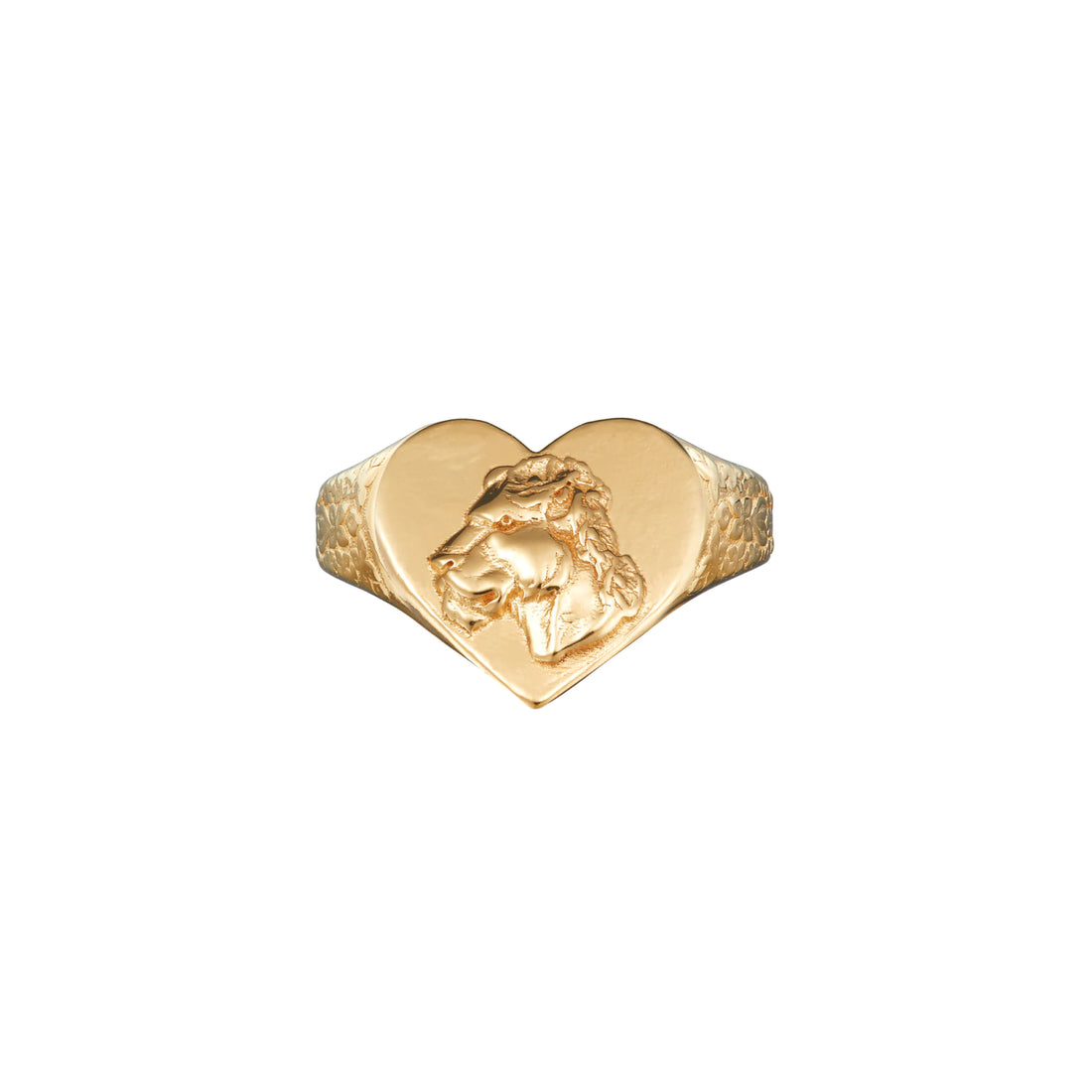 Lioness Heart Signet Ring